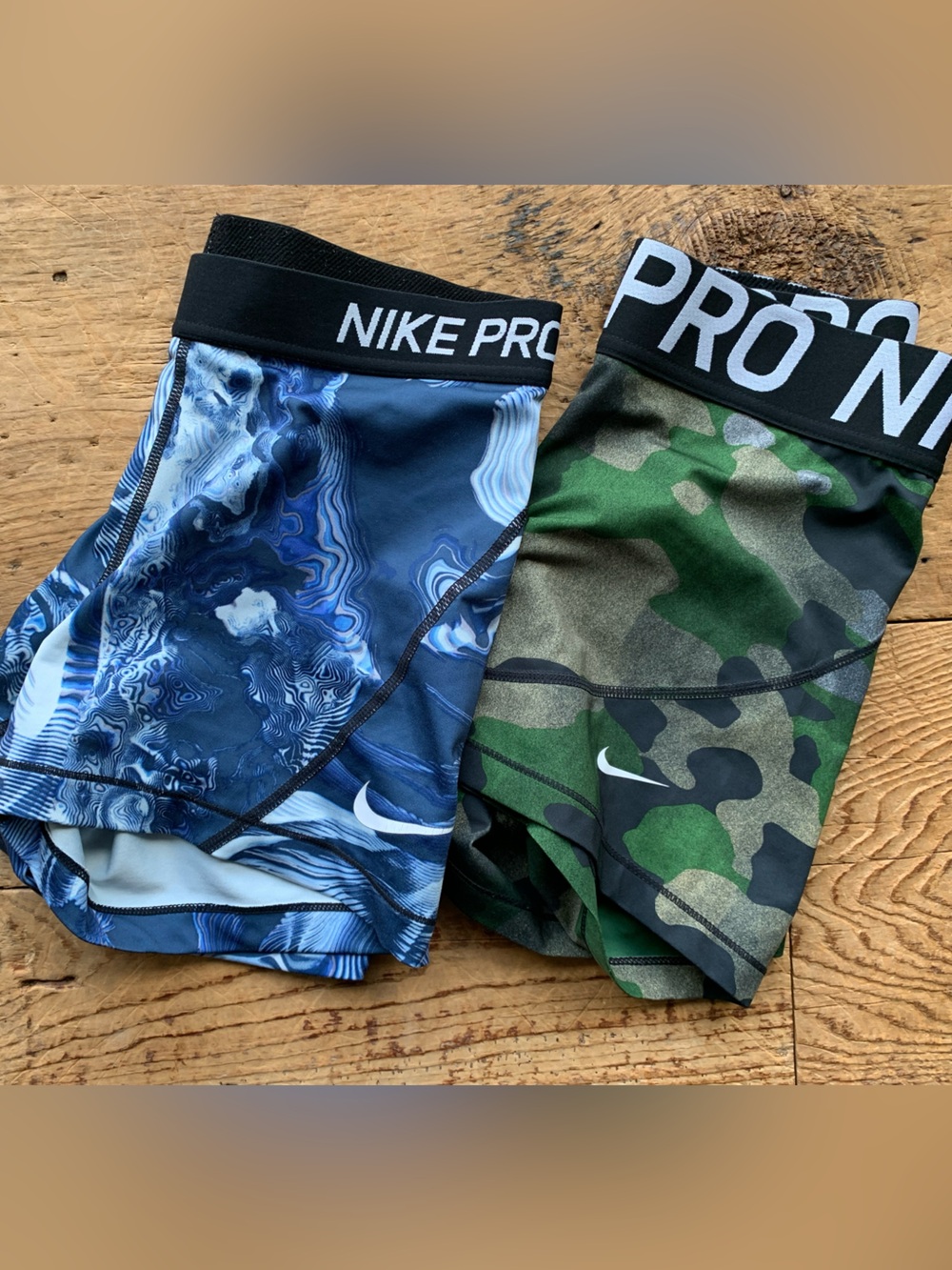 Two Nike Pro Dri-Fit Shorts